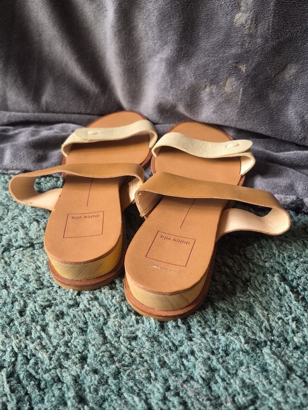 Dolce Vita Brown Tan Sandals 8.5 - Picture 6 of 12